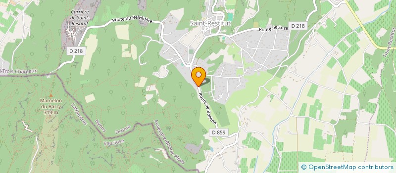 localisation de l'entreprise SCI DE SAINTE MARIE MADELEINE  SAINT-RESTITUT