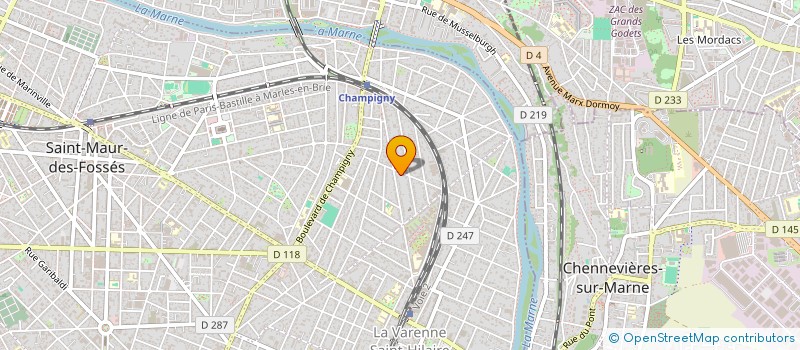 localisation de l'entreprise SCI DE SAINTONGE à SAINT-MAUR-DES-FOSSES