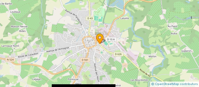 localisation de l'entreprise SCI DE SAINTONGE  EAUZE