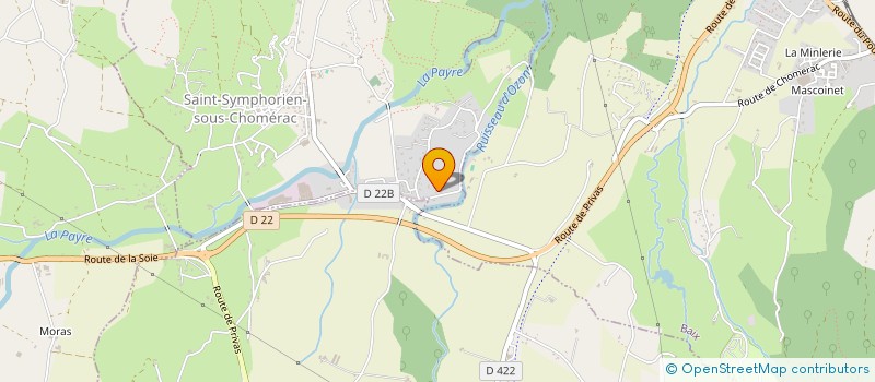 localisation de l'entreprise SCI DE SALAVAS  BAIX