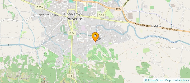 localisation de l'entreprise SCI DE SALIERS à SAINT-REMY-DE-PROVENCE