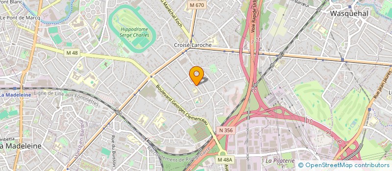 localisation de l'entreprise SCI DE SAN BASTIANO à MARCQ-EN-BARŒUL