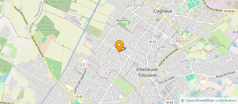 localisation de l'entreprise SCI DE SAN JUAN à VILLENEUVE-TOLOSANE