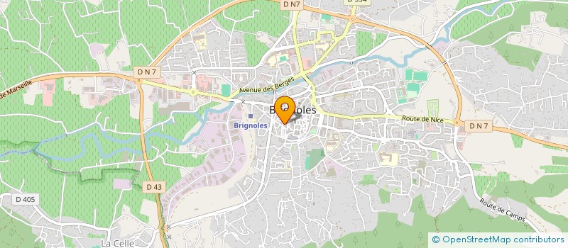 localisation de l'entreprise SCI DE SAN SUMIAN à BRIGNOLES