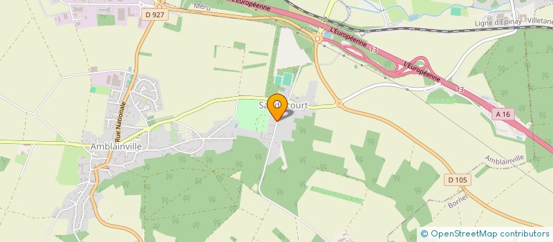 localisation de l'entreprise SCI DE SANDRICOURT  AMBLAINVILLE