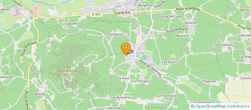 localisation de l'entreprise SCI DE SANNOY  SAINT-LAGER