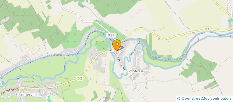 localisation de l'entreprise SCI DE SANON N 6  CREVIC