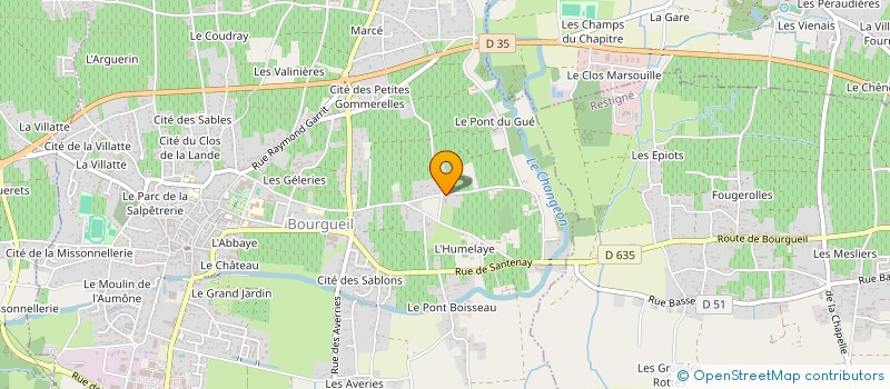 localisation de l'entreprise SCI DE SANTENAY à BOURGUEIL