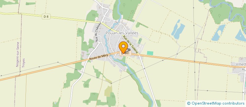 localisation de l'entreprise SCI DE SAPINVILLE  POUAN-LES-VALLEES