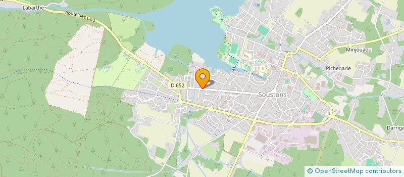 localisation de l'entreprise SCI DE SAUBEYRES  SOUSTONS
