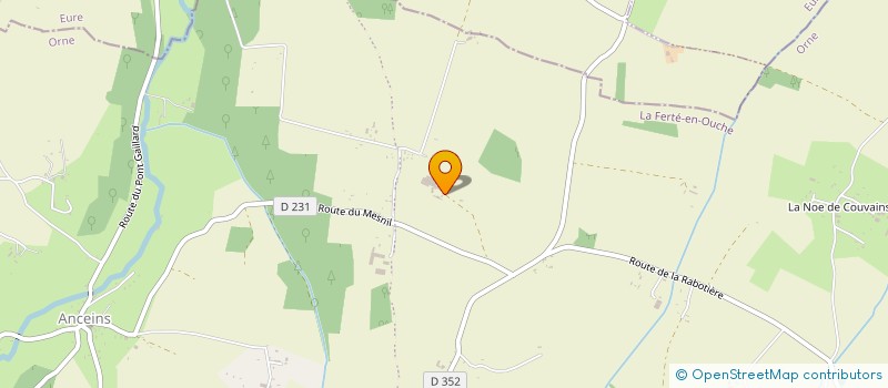 localisation de l'entreprise SCI DE SAUCANNE à LA FERTE-EN-OUCHE