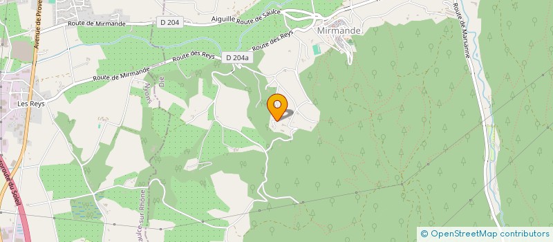 localisation de l'entreprise SCI DE SAULCE  SAULCE-SUR-RHONE