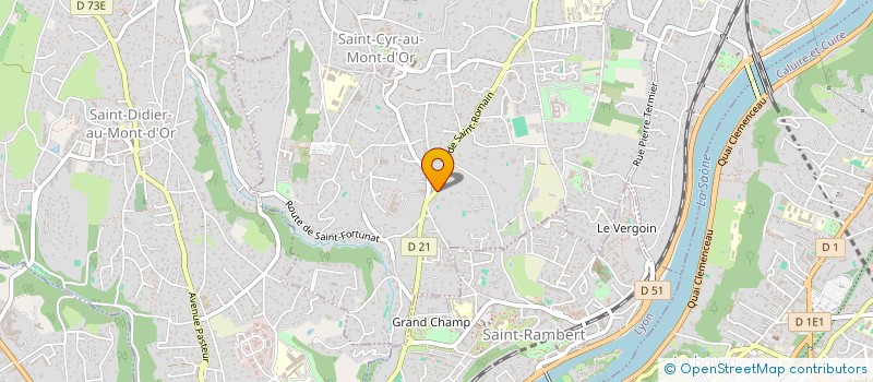 localisation de l'entreprise SCI DE SAXE 22  SAINT CYR AU MONT D'OR