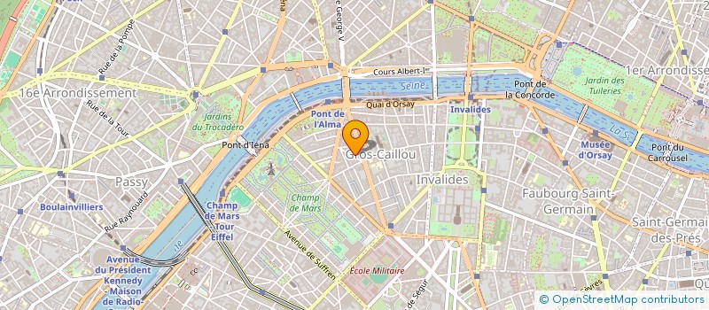 localisation de l'entreprise SCI DE SAXE  PARIS