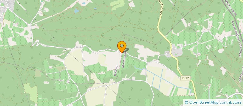 localisation de l'entreprise SCI DE SEAUME  BOLLENE