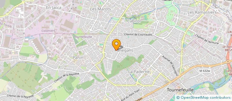 localisation de l'entreprise SCI DE SEBCA  TOURNEFEUILLE