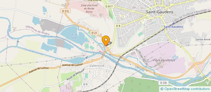 localisation de l'entreprise SCI DE SEDE  SAINT-GAUDENS