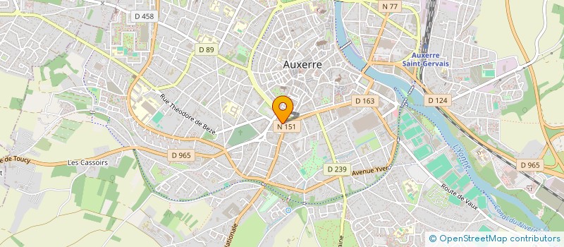 localisation de l'entreprise SCI DE SEMILLY à AUXERRE