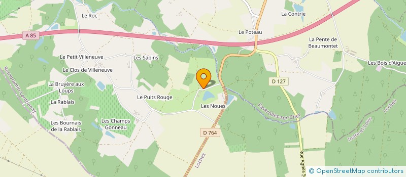 localisation de l'entreprise SCI DE SENELLES  SAINT GEORGES SUR CHER