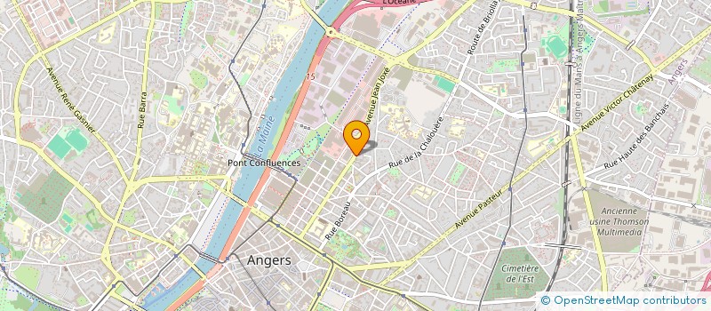 localisation de l'entreprise SCI DE SENNEVILLE  LOIRE-AUTHION