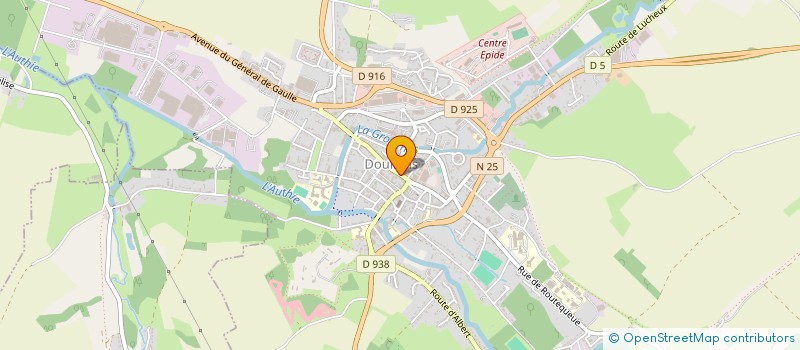 localisation de l'entreprise SCI DE SEPTENVILLE  DOULLENS