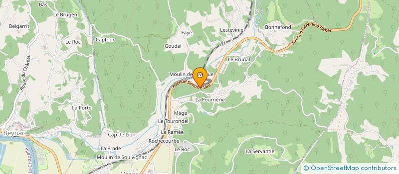 localisation de l'entreprise SCI DE SERMUS à VEZAC