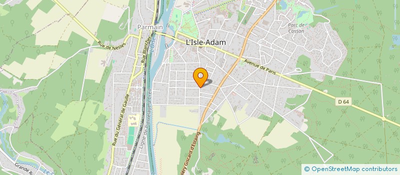 localisation de l'entreprise SCI DE SERONVILLE  L'ISLE-ADAM