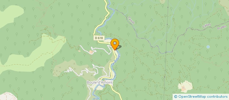 localisation de l'entreprise SCI DE SERRABONE  BOULE D'AMONT