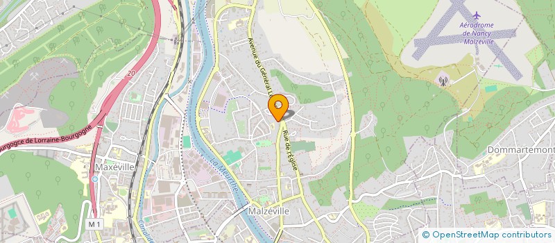 localisation de l'entreprise SCI DE SERRE  MALZEVILLE