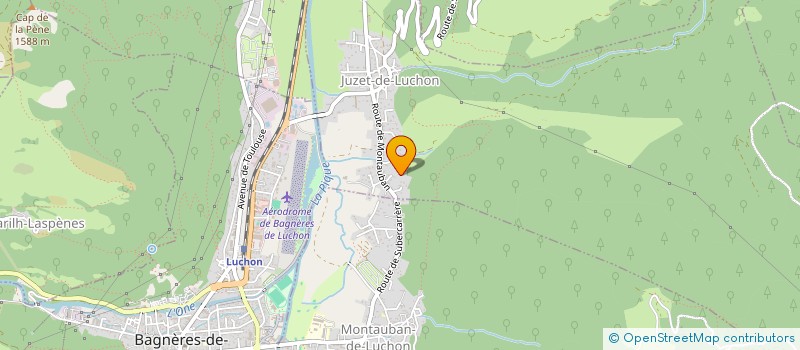 localisation de l'entreprise SCI DE SESCAS  MONTAUBAN-DE-LUCHON