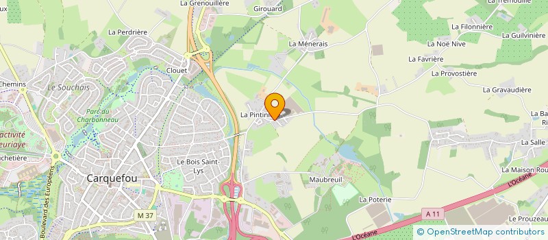 localisation de l'entreprise SCI DE SEVIGNE  CARQUEFOU