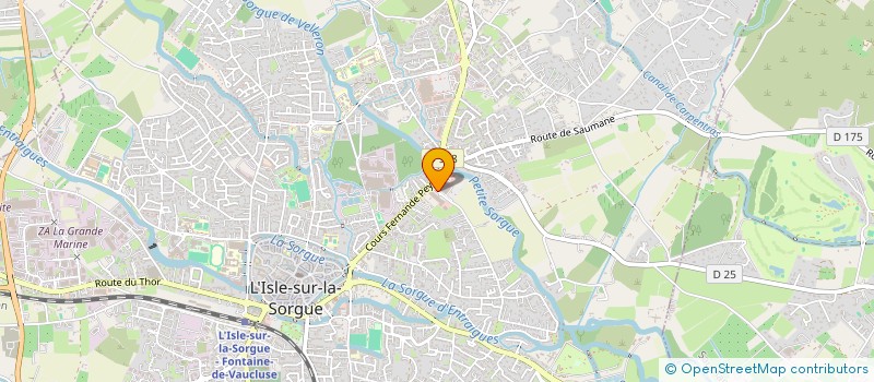 localisation de l'entreprise SCI DE SEVON  L'ISLE-SUR-LA-SORGUE