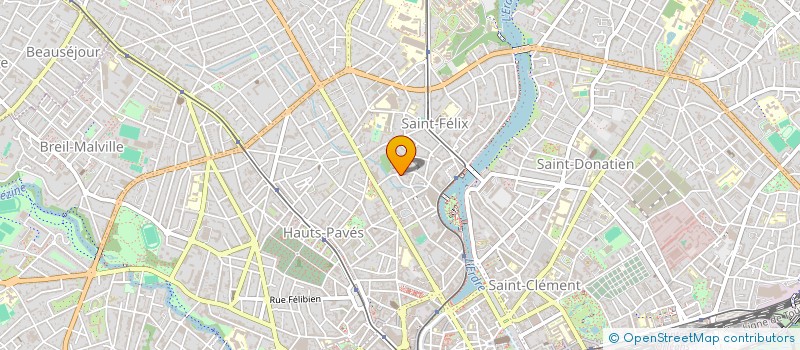 localisation de l'entreprise SCI DE SEVRE ET FRADET  NANTES