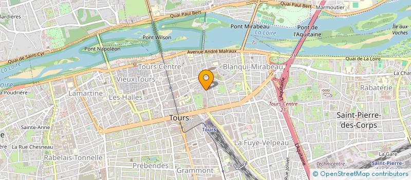localisation de l'entreprise SCI DE SEVRES  TOURS
