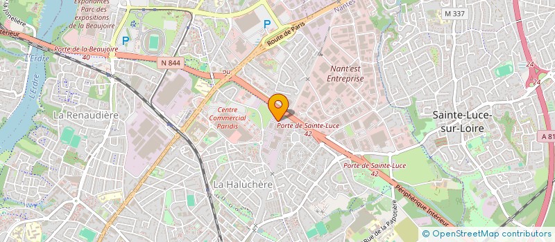 localisation de l'entreprise SCI DE SEVRES à NANTES
