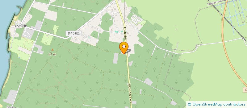 localisation de l'entreprise SCI DE SILVER  SOULAC-SUR-MER