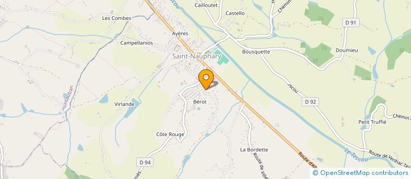 localisation de l'entreprise SCI DE SIMARRE  SAINT-NAUPHARY