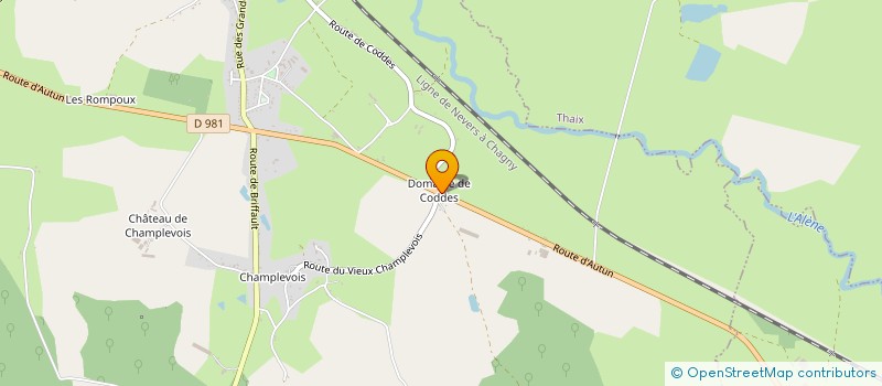 localisation de l'entreprise SCI DE SISLEY  CERCY-LA-TOUR