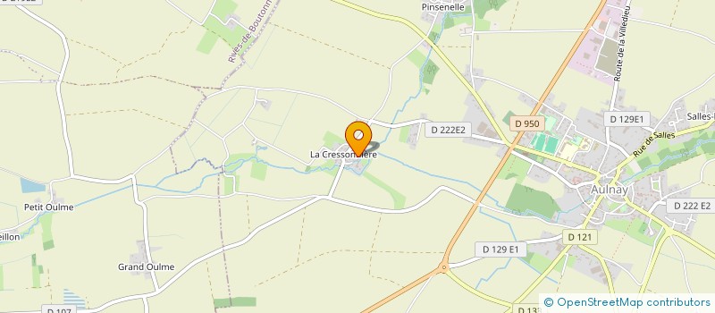 localisation de l'entreprise SCI DE SISSI  AULNAY