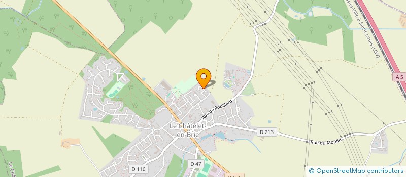 localisation de l'entreprise SCI DE SIVRY  LE CHATELET-EN-BRIE