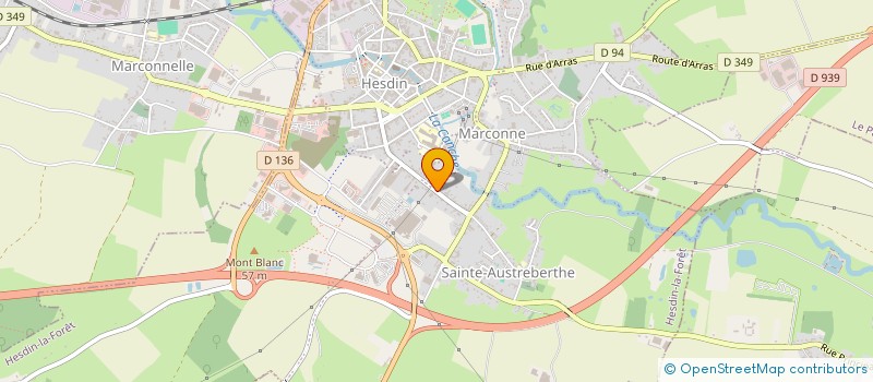 localisation de l'entreprise SCI DE SLOOVERE-REMONT  SAINTE-AUSTREBERTHE