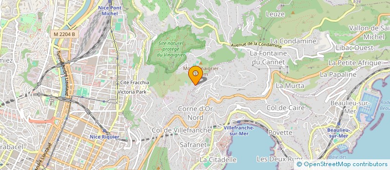 localisation de l'entreprise SCI DE SMET à NICE
