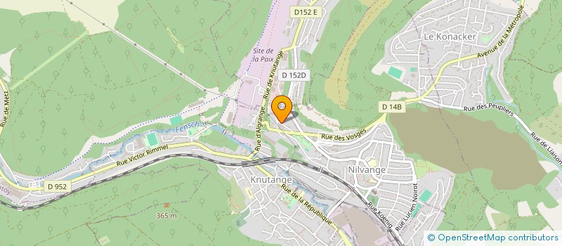 localisation de l'entreprise SCI DE SOISSONS  NILVANGE