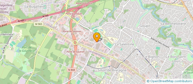 localisation de l'entreprise SCI DE SOLAY à ORVAULT