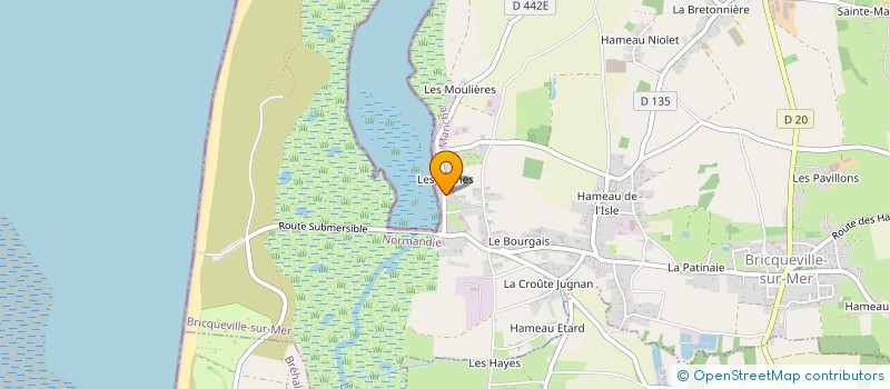 localisation de l'entreprise SCI DE SOLFERINO  BRICQUEVILLE-SUR-MER