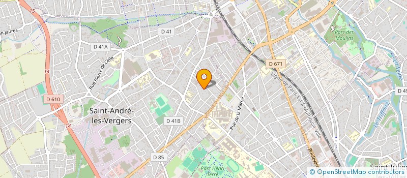 localisation de l'entreprise SCI DE SOLIGNAC  SAINT-ANDRE-LES-VERGERS