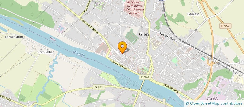 localisation de l'entreprise SCI DE SOLOGNE  GIEN