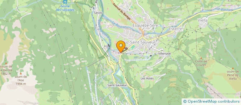 localisation de l'entreprise SCI DE SOUCASTET  LUZ-SAINT-SAUVEUR