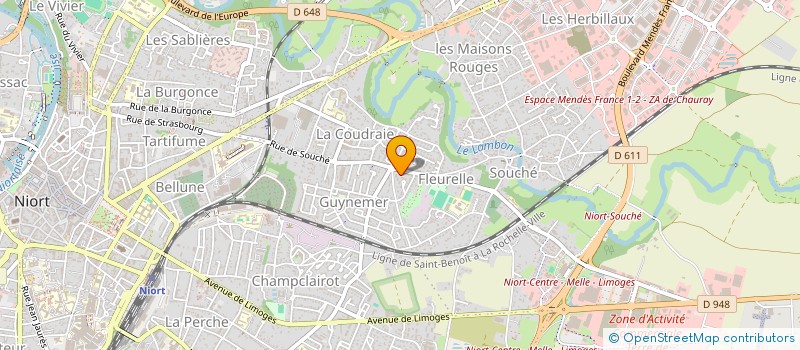 localisation de l'entreprise SCI DE SOUCHE  NIORT