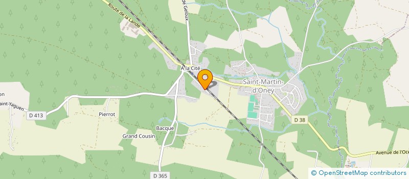 localisation de l'entreprise SCI DE SOULET  SAINT-MARTIN-D'ONEY